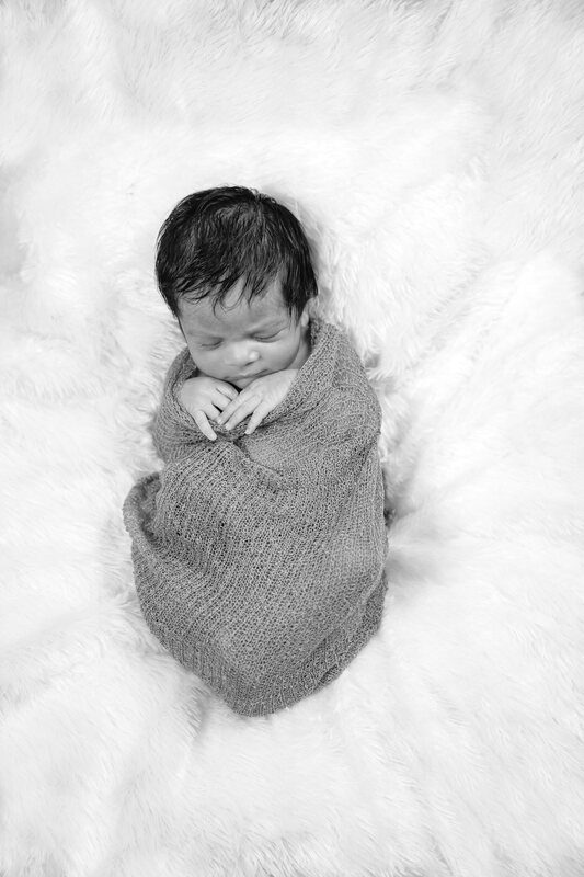 Wrapped in muslin