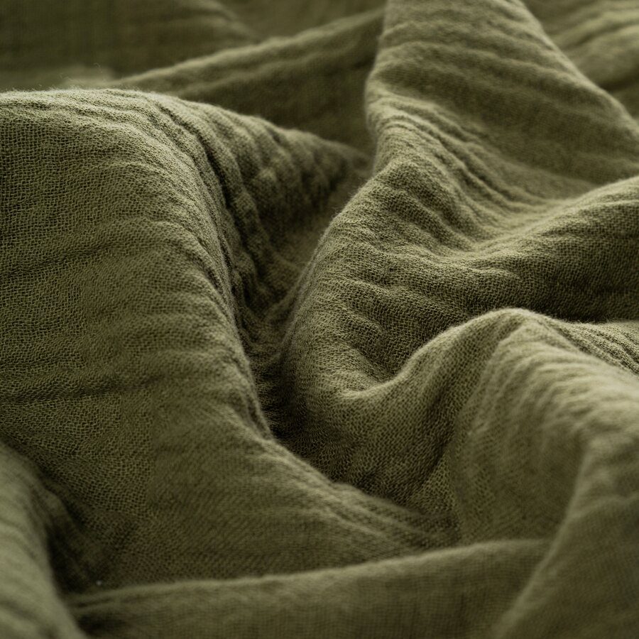 Muslin towels at home