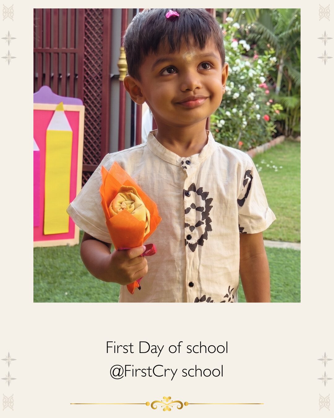 The Honoured — First Day of School @FirstCry School